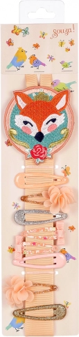 Organizer sospeso con volpe Resi e 8 fermagli per capelli