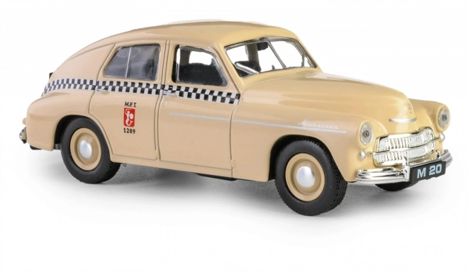 Macchina d'epoca PRL Varsavia M20 Taxi beige