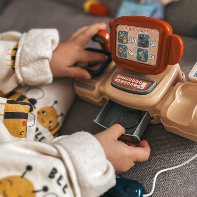Cassa del supermercato per bambini con 42 pezzi Woopie
