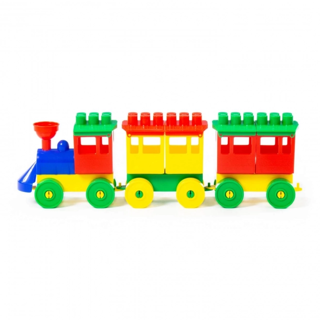 Set di trenini in plastica colorata per bambini dai 3+ anni