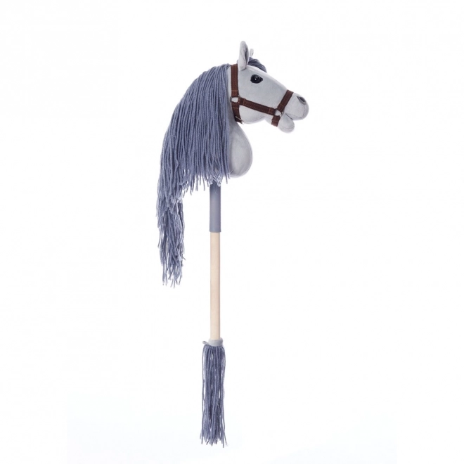 Cavallo a bastone Hoppihorse grigio