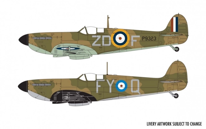 Modello in plastica Supermarine Spitfire Mk.1a 1:48