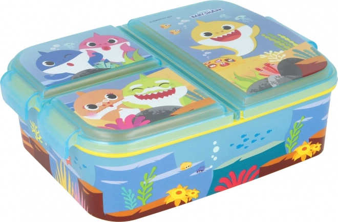 Lunch box multiuso con scomparti Baby Shark