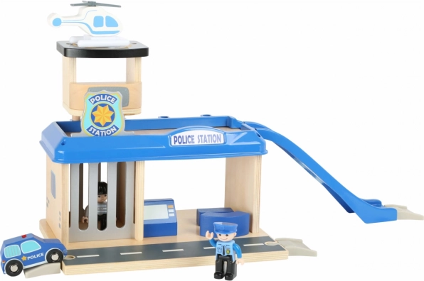 Stazione di polizia in legno Small Foot con accessori