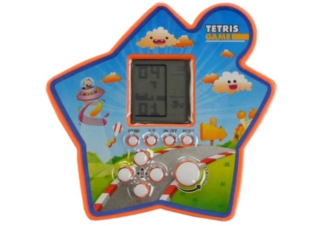 Gioco Elettronico Portatile Tetris Stella Arancione