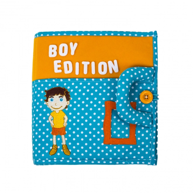 Libro interattivo per bambini Quiet Book, Boy