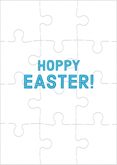 Puzzle Mudpuppy con auguri di Pasqua