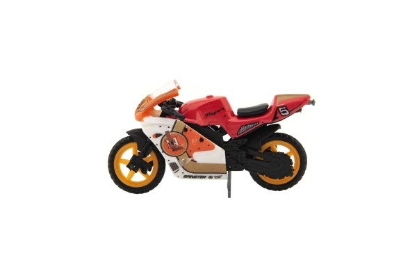 Modello Di Motocicletta Da Corsa In Metallo/Plastica 8cm