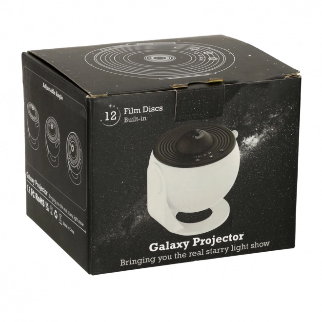 Proiettore stellare planetarium con LED e 12 dischi