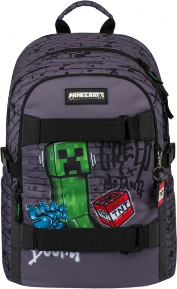 zaino scolastico Baagl Skate Minecraft TNT