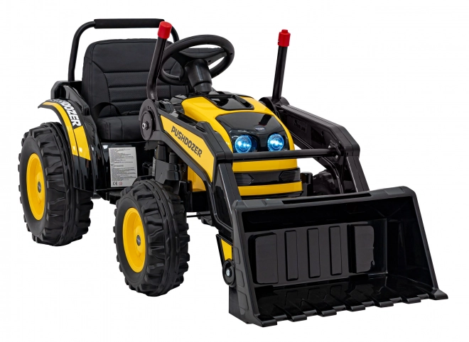 Trattore elettrico per bambini con benna mobile e telecomando