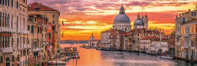 Puzzle Panoramico Canale Grande Venezia 1000 Pezzi