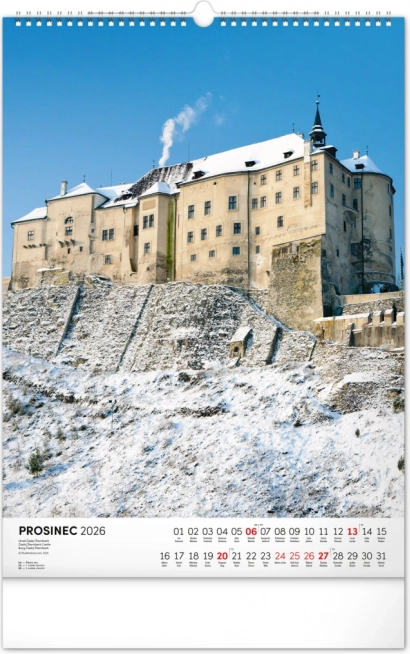 Calendario da parete Castelli e palazzi 2026