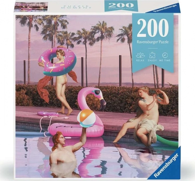 Puzzle Party in piscina RAVENSBURGER momenti di relax 200 pezzi