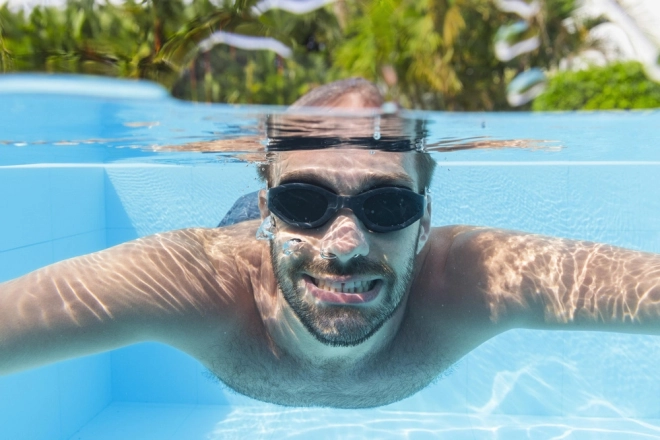 occhiali da nuoto neri Bestway