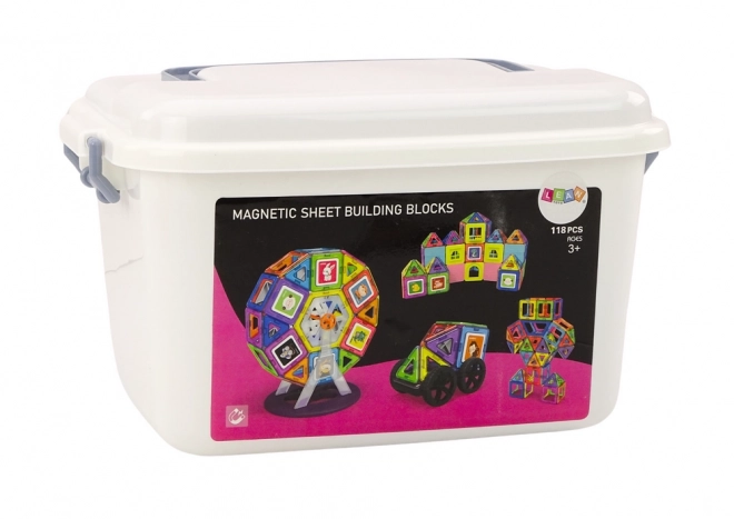 Set di Costruzioni Magnetiche con Ruota del Mulino