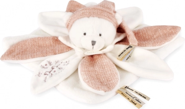 Set regalo Orsetto di peluche con cappello 25 cm rosa