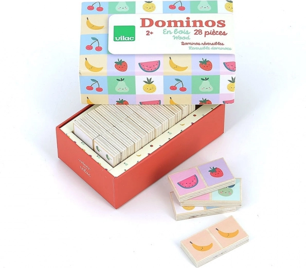 Domino in legno Frutta e Verdura Sarah Betz