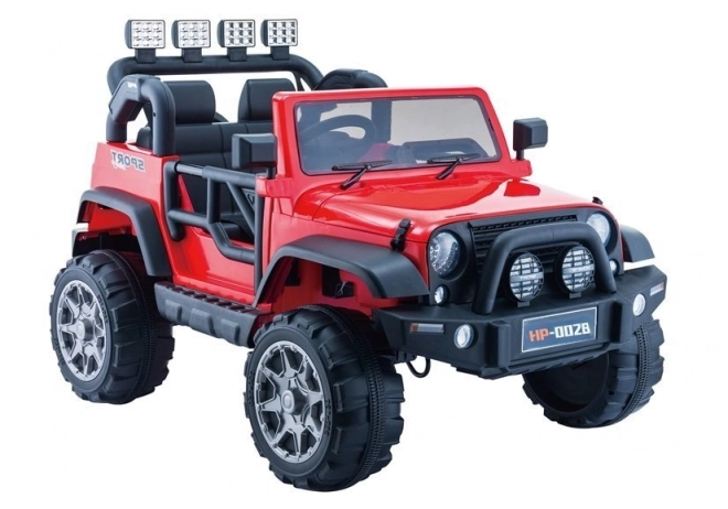 Jeep rosso per bambini