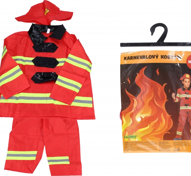 Set carnevale - pompiere per bambini 110-120 cm