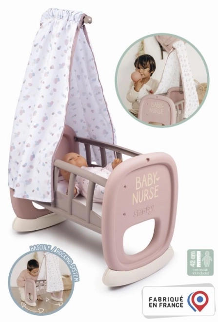 Culla Giocattolo con Baldacchino Smoby Baby Nurse