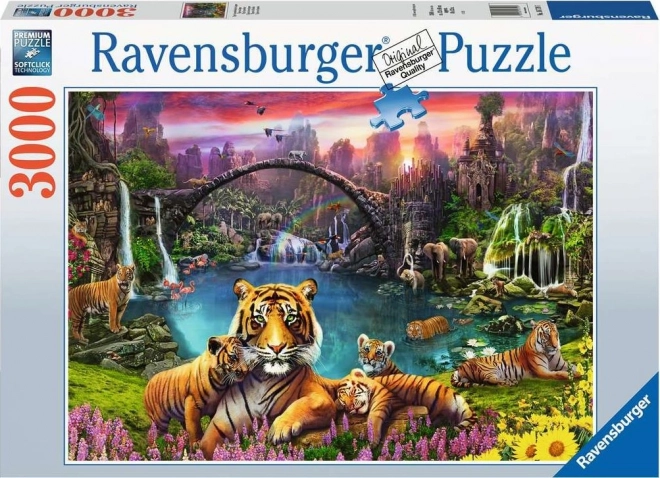 Puzzle Tigri in Paradiso Ravensburger 3000 pezzi