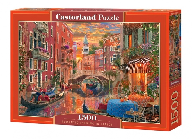 Puzzle serata romantica a Venezia 1500 pezzi