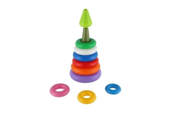 Piramide con anelli colorati per bambini