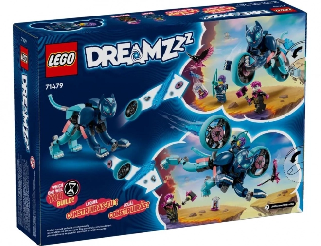 Motocicletta del gatto Zoey LEGO DREAMZzz