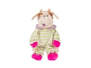 Peluche Baby Mucca con Salopette