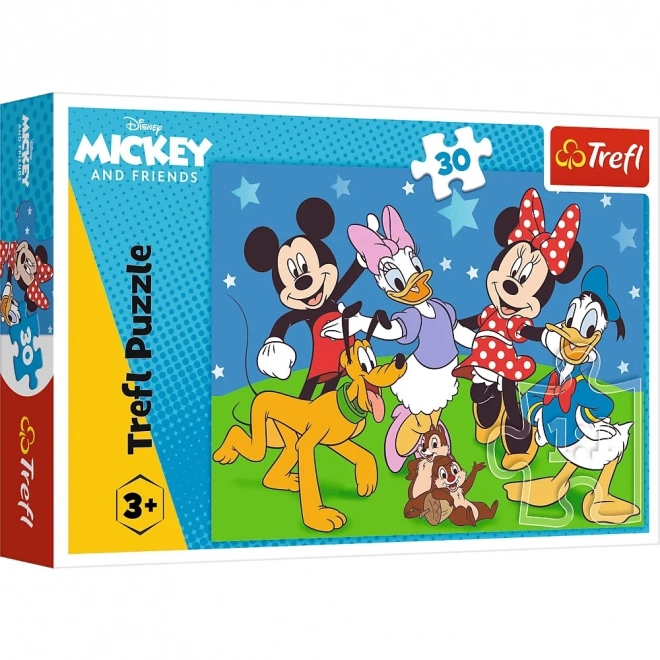 Puzzle Disney 30 pezzi avventure di Topolino