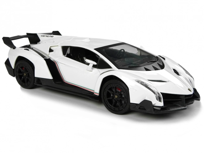 Auto sportivo telecomandato Lamborghini Veneno bianco