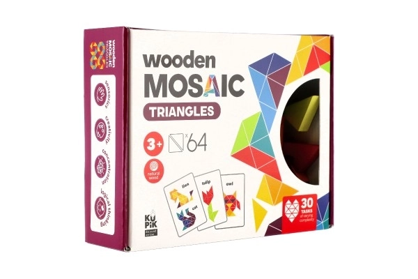 Gioco in legno mosaico 64 pezzi