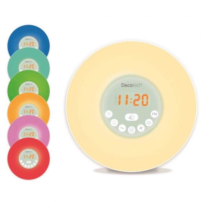 Sveglia colorata DecoTech con simulazione dell'alba