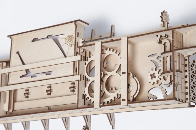 Puzzle meccanico in legno 3D Stazione ferroviaria