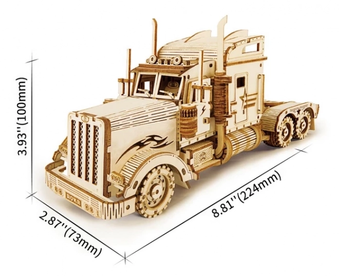 Puzzle in legno 3D Camion Pesante ROBOTIME ROKR