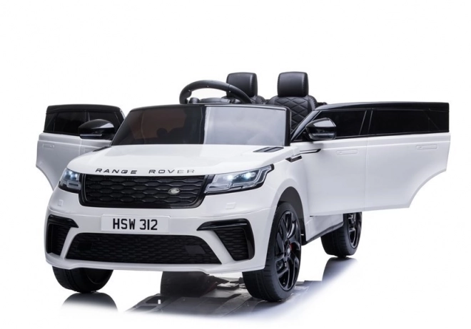 Auto elettrico per bambini Range Rover bianco