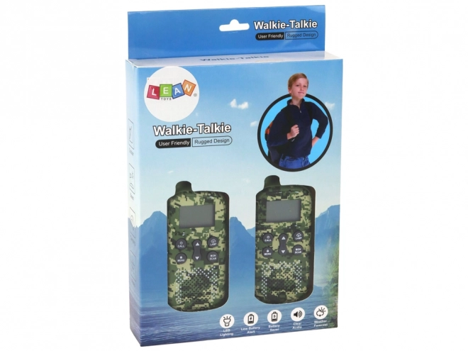 Walkie-talkie camo con portata di 3 km