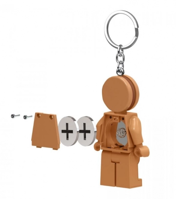 Portachiavi con torcia LEGO Omino di Marzapane