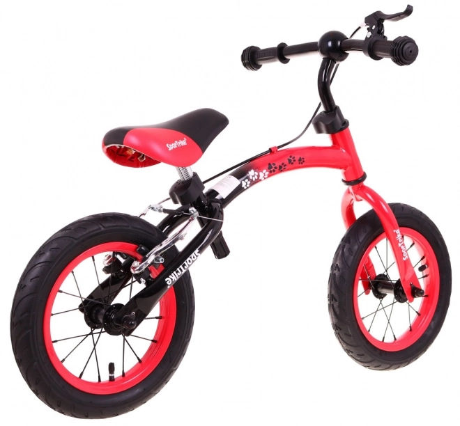 Bicicletta Senza Pedali per Bambini Boomerang SporTrike Rossa