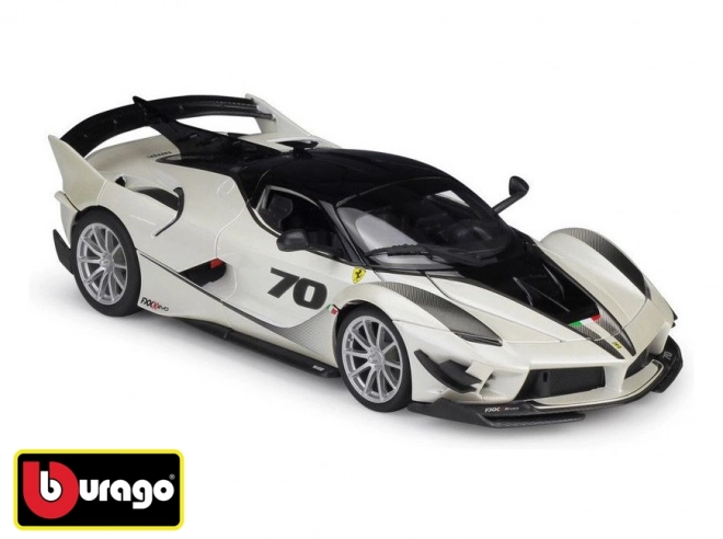 Ferrari FXX-K EVO No.70 Bburago bianco/nero