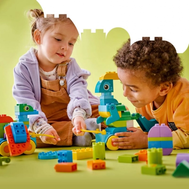 Costruzioni LEGO DUPLO 3 in 1: Dinosauri su Ruote