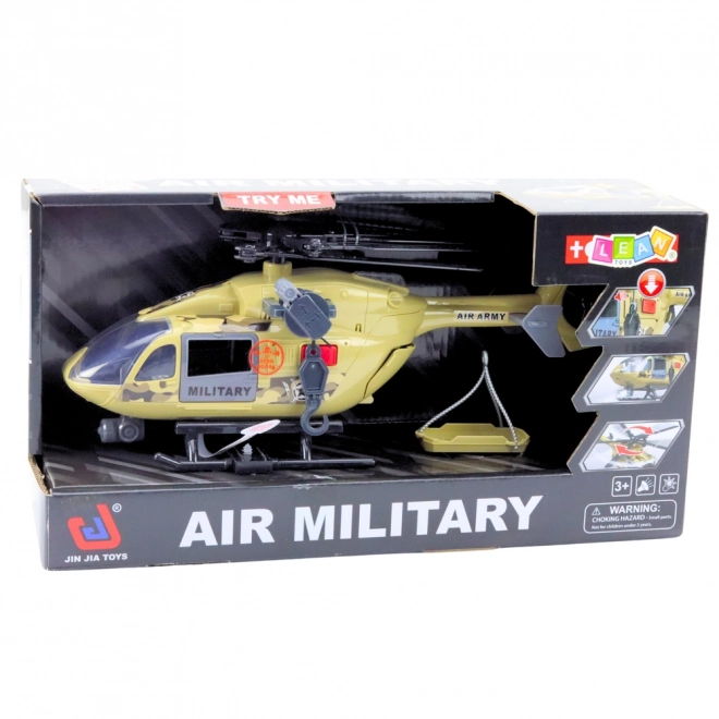Elicottero militare con luci e suoni