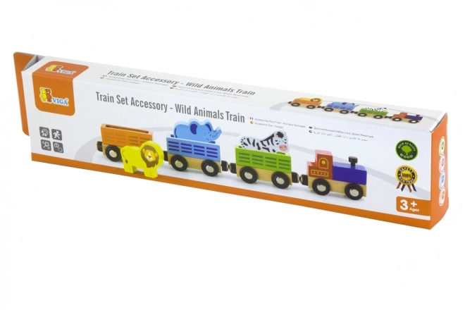 Treno con animali selvatici