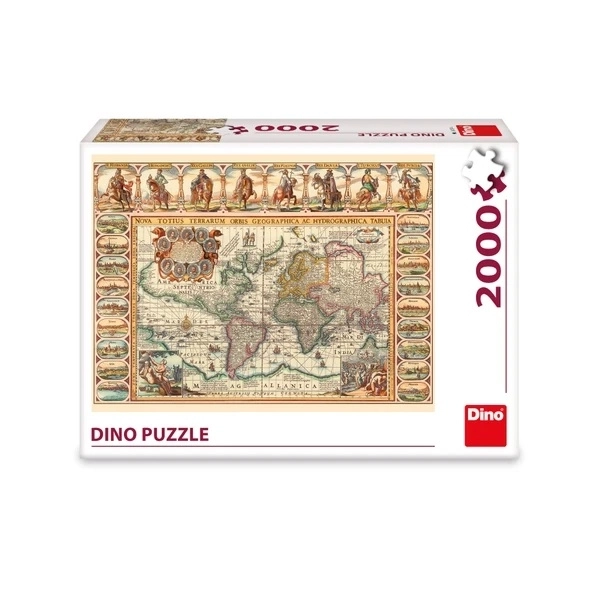 Puzzle mappa storica del mondo 2000 pezzi