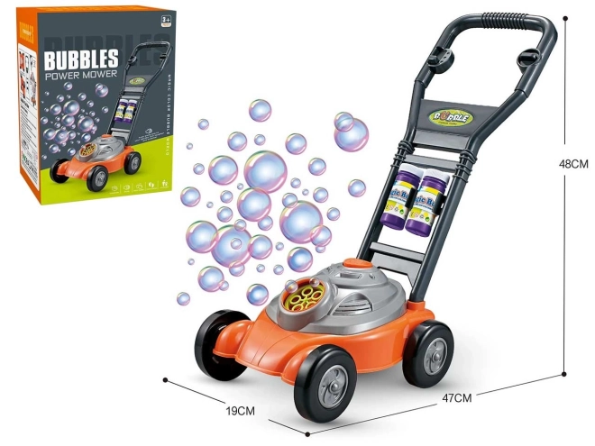 Tagliaerba a bolle di sapone