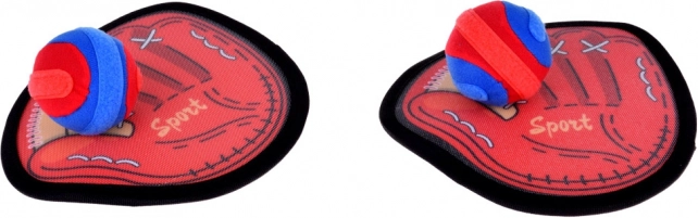 Gioco sportivo Catchball set 2 x bersaglio + 2 palline