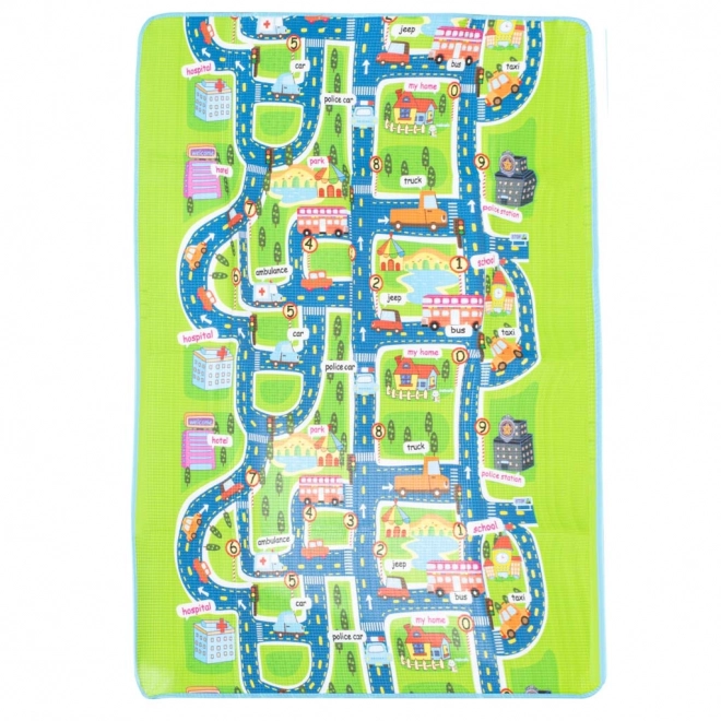 Tappeto gioco pieghevole strada 200x160 cm