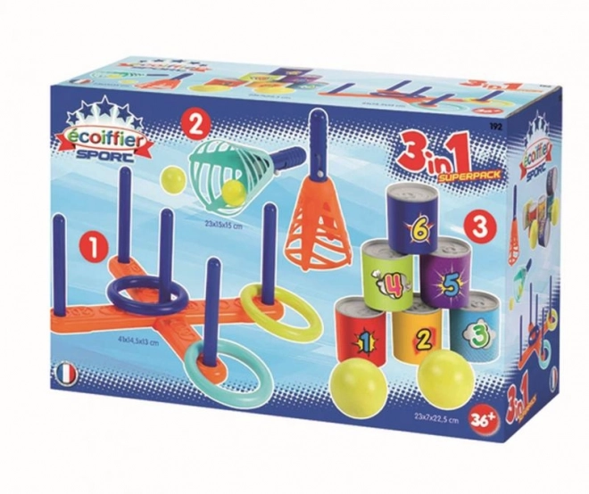 Set di 3 Giochi in 1