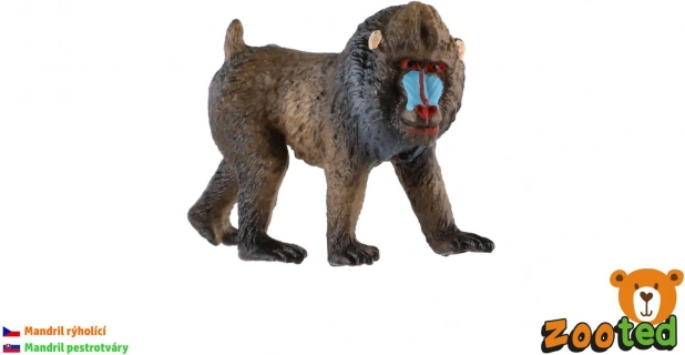 Mandrillo – figurina in plastica 7 cm